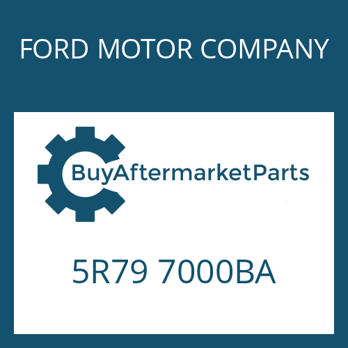 FORD MOTOR COMPANY 5R79 7000BA - 6 HP 26 X SW