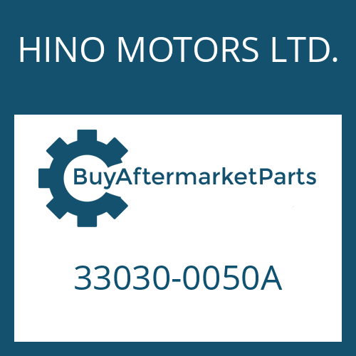 HINO MOTORS LTD. 33030-0050A - 16 S 221 IT