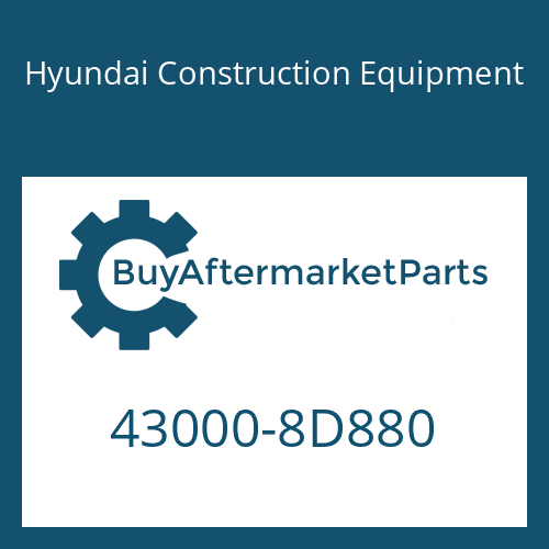 Hyundai Construction Equipment 43000-8D880 - 6 S 1600 BD for Heavy Equipment