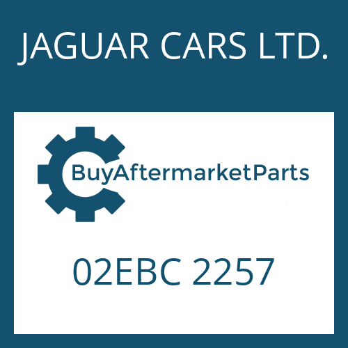 JAGUAR CARS LTD. 02EBC 2257 - CONVERTER for Heavy Equipment