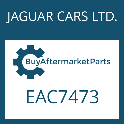 JAGUAR CARS LTD. EAC7473 - 4 HP 22