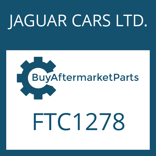 JAGUAR CARS LTD. FTC1278 - 4 HP 22 for Heavy Equipment