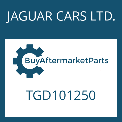JAGUAR CARS LTD. TGD101250 - 4 HP 22 EH