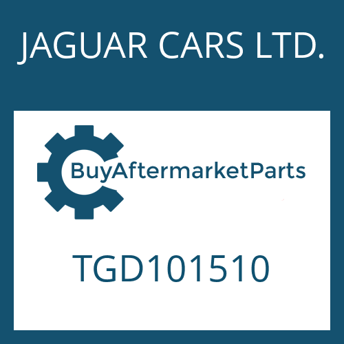 JAGUAR CARS LTD. TGD101510 - 4 HP 22 EH