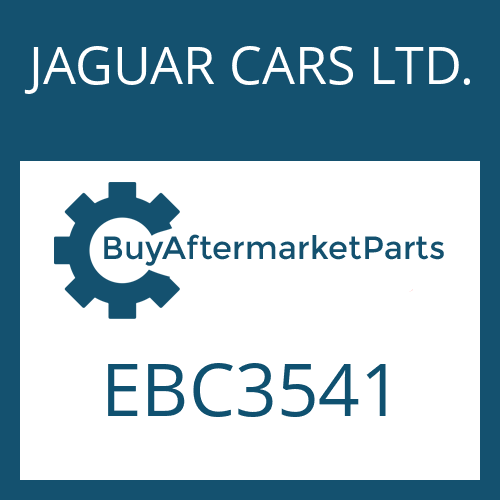 JAGUAR CARS LTD. EBC3541 - 4 HP 24 for Heavy Equipment