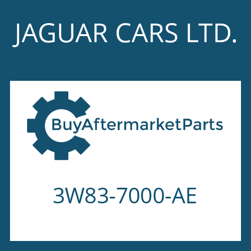 JAGUAR CARS LTD. 3W83-7000-AE - 6 HP 26 SW