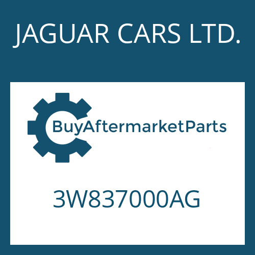 JAGUAR CARS LTD. 3W837000AG - 6 HP 26 SW