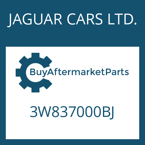 JAGUAR CARS LTD. 3W837000BJ - 6 HP 26 SW