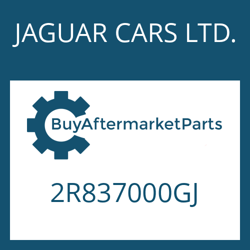 JAGUAR CARS LTD. 2R837000GJ - 6 HP 26 SW