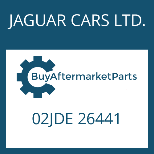 JAGUAR CARS LTD. 02JDE 26441 - SMALL COMPONENTS SET