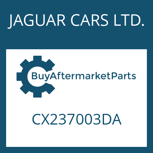 JAGUAR CARS LTD. CX237003DA - 8HP70 HIS