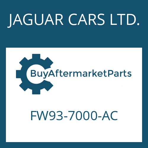 JAGUAR CARS LTD. FW93-7000-AC - 8HP70 HIS SW