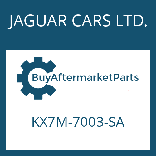 JAGUAR CARS LTD. KX7M-7003-SA - 8HP70X HIS