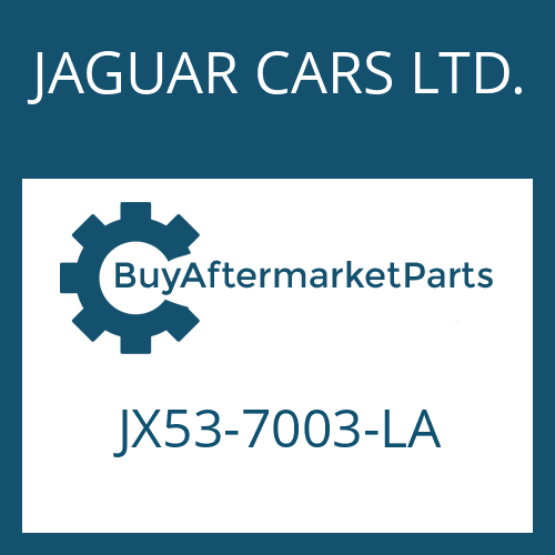 JAGUAR CARS LTD. JX53-7003-LA - 8HP45 HIS