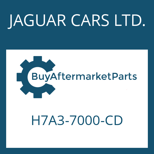 JAGUAR CARS LTD. H7A3-7000-CD - 8HP45X HIS SW