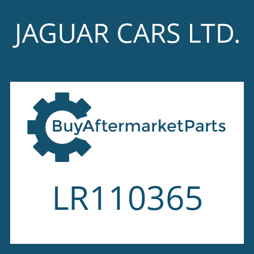 JAGUAR CARS LTD. LR110365 - CONVERTER