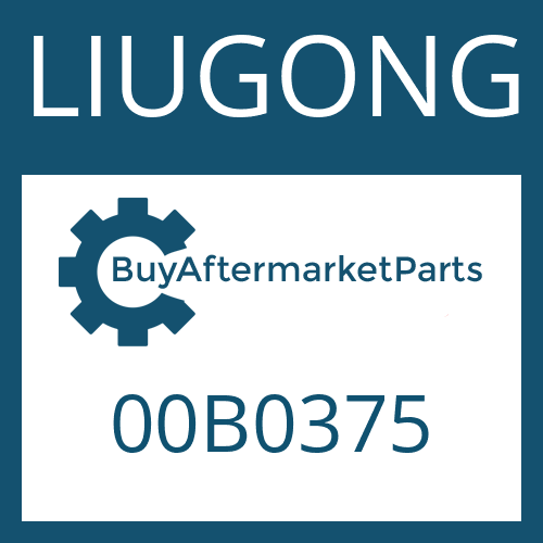 LIUGONG 00B0375 - HEXAGON SCREW