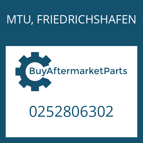 MTU, FRIEDRICHSHAFEN 0252806302 - BW 190