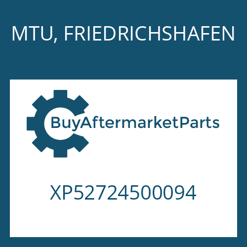 MTU, FRIEDRICHSHAFEN XP52724500094 - O-RING