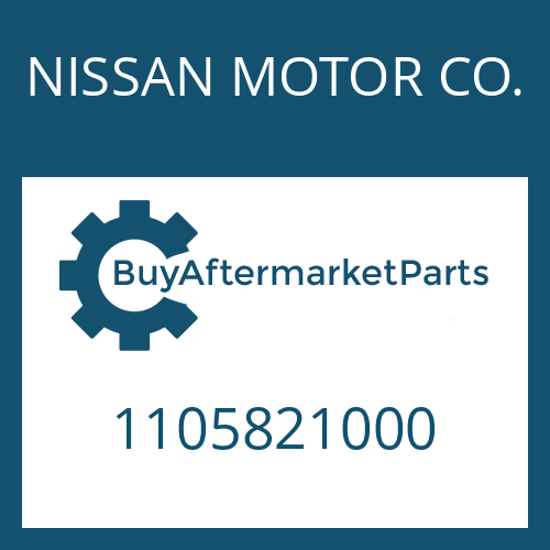 NISSAN MOTOR CO. 1105821000 - SPRING WASHER