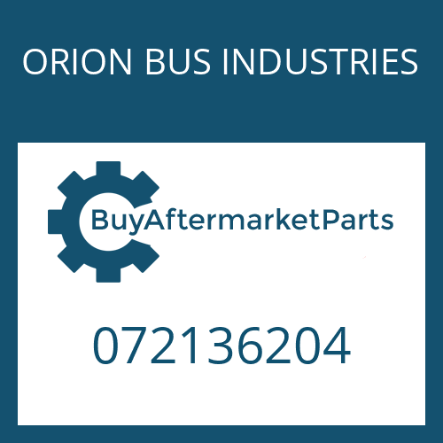 ORION BUS INDUSTRIES 072136204 - HUB