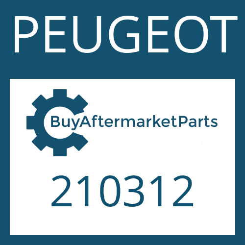 PEUGEOT 210312 - HEXAGON SCREW