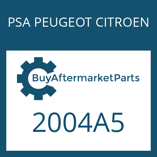 PSA PEUGEOT CITROEN 2004A5 - WANDLER