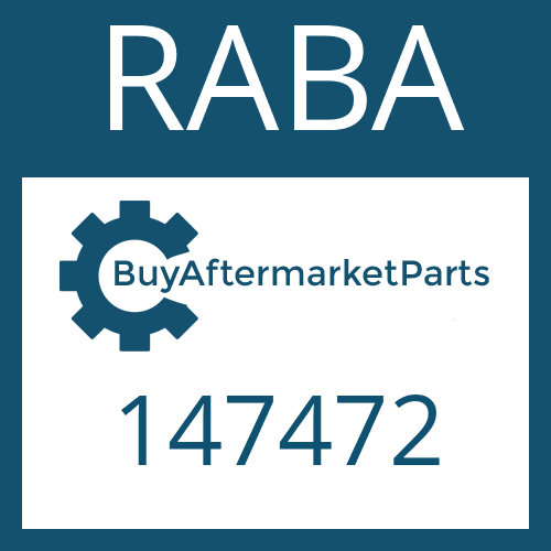 RABA 147472 - 6 S 1601 BD