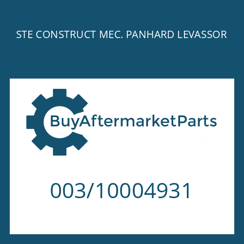 STE CONSTRUCT MEC. PANHARD LEVASSOR 003/10004931 - 5 HP-600
