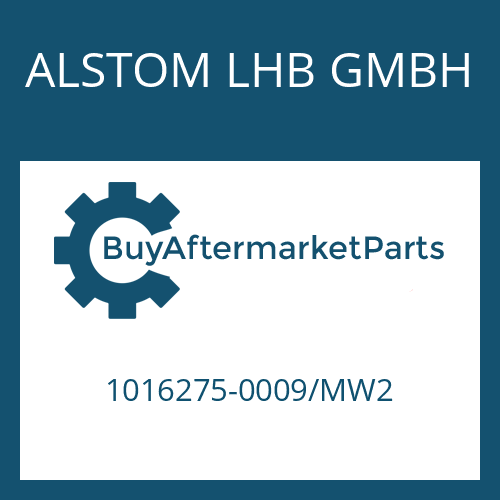 ALSTOM LHB GMBH 1016275-0009/MW2 - UNIVERSAL SHAFT