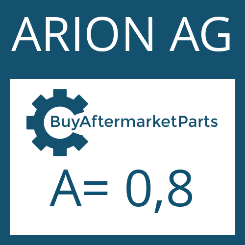 ARION AG A= 0,8 - SHIM
