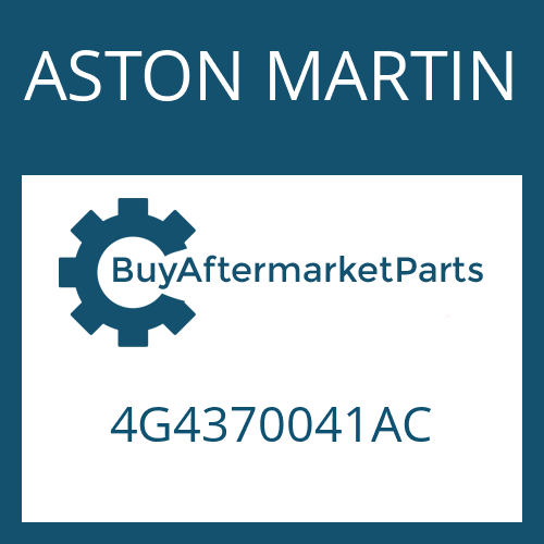 ASTON MARTIN 4G4370041AC - 6 HP 26 X SW