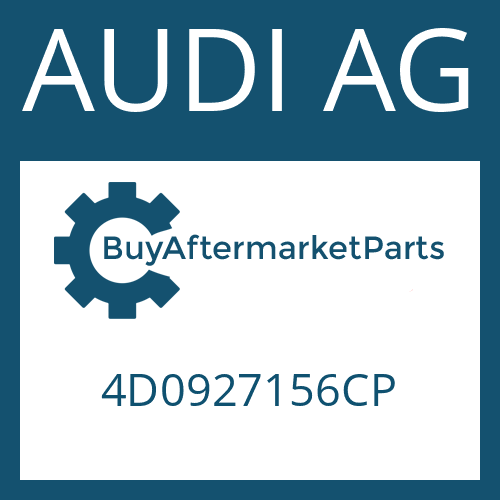 AUDI AG 4D0927156CP - EGS 4