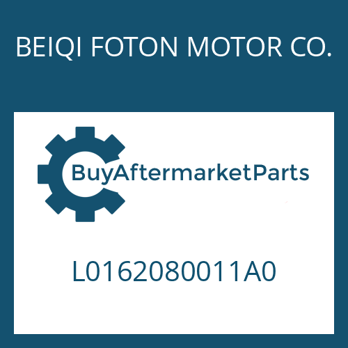 BEIQI FOTON MOTOR CO. L0162080011A0 - FIXING PLATE