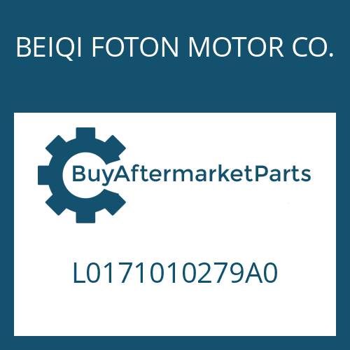 BEIQI FOTON MOTOR CO. L0171010279A0 - 6 S 500 TO