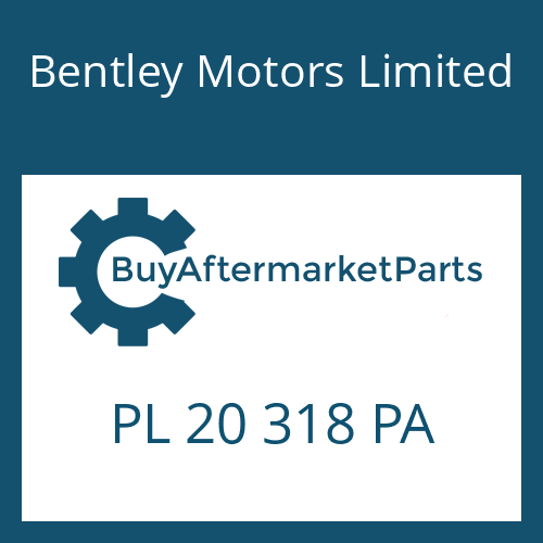 Bentley Motors Limited PL 20 318 PA - 5 HP 30