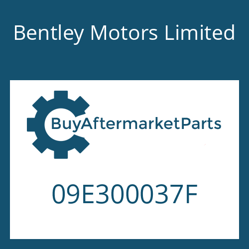 Bentley Motors Limited 09E300037F - 6 HP 26 A 61 SW