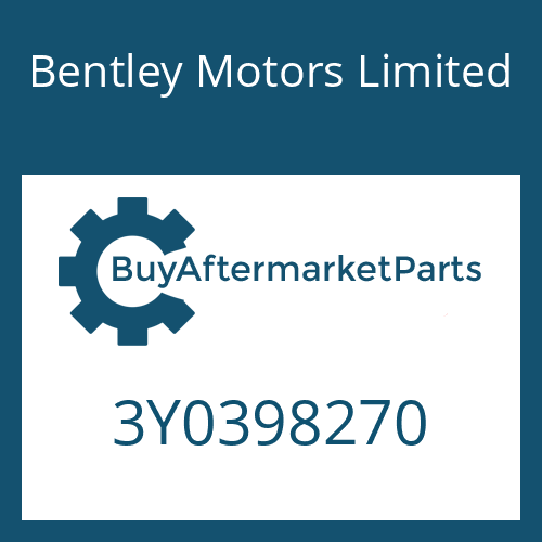 Bentley Motors Limited 3Y0398270 - CONVERTER