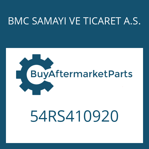 BMC SAMAYI VE TICARET A.S. 54RS410920 - 6 S 700 BO