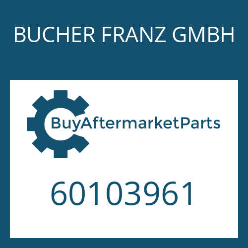 BUCHER FRANZ GMBH 60103961 - WASHER