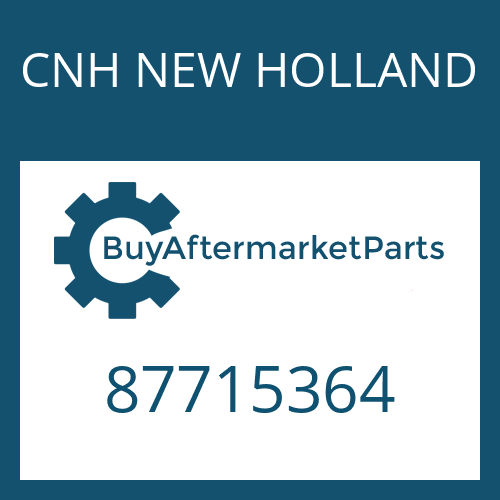 CNH NEW HOLLAND 87715364 - HOUSING REAR PART