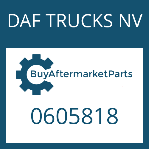 DAF TRUCKS NV 0605818 - SPLIT RING