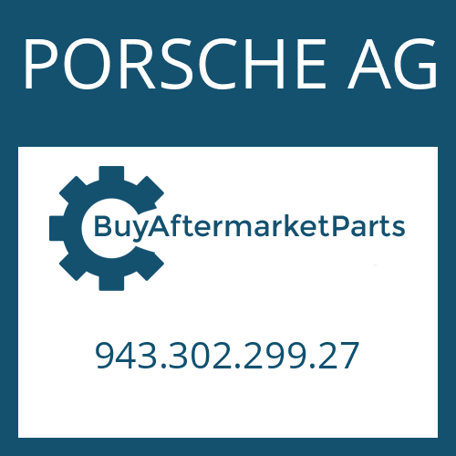 PORSCHE AG 943.302.299.27 - ADJUSTMENT PLATE