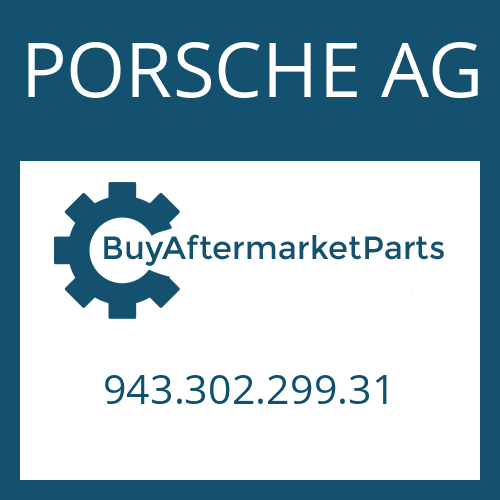 PORSCHE AG 943.302.299.31 - ADJUSTMENT PLATE