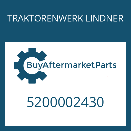 TRAKTORENWERK LINDNER 5200002430 - SHACKLE