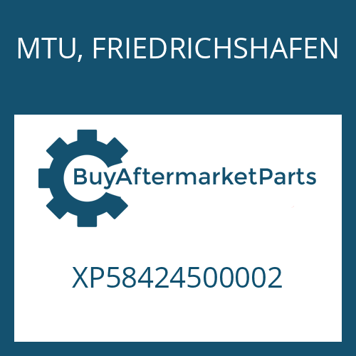 MTU, FRIEDRICHSHAFEN XP58424500002 - PRESSURE GAUGE