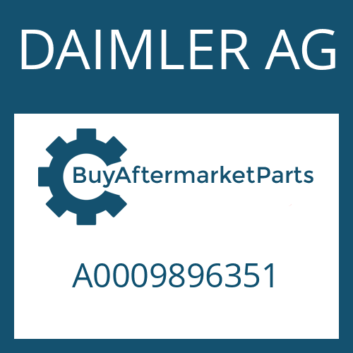 DAIMLER AG A0009896351 - GREASE