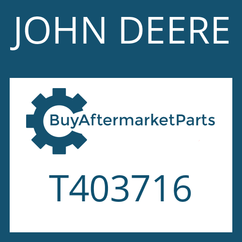 JOHN DEERE T403716 - SUPPORT RING