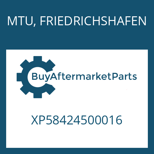 MTU, FRIEDRICHSHAFEN XP58424500016 - O-RING