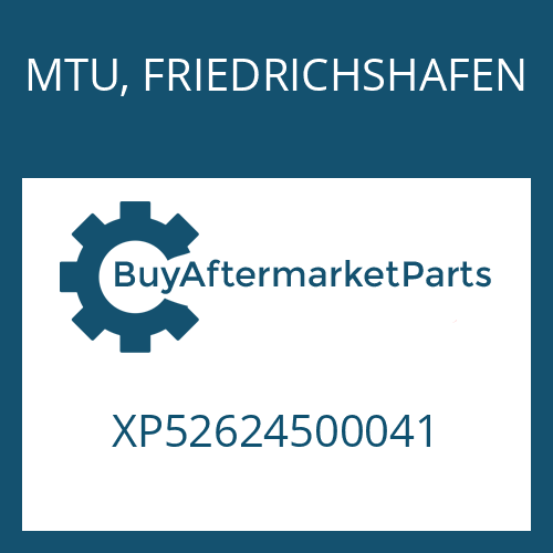 MTU, FRIEDRICHSHAFEN XP52624500041 - O-RING